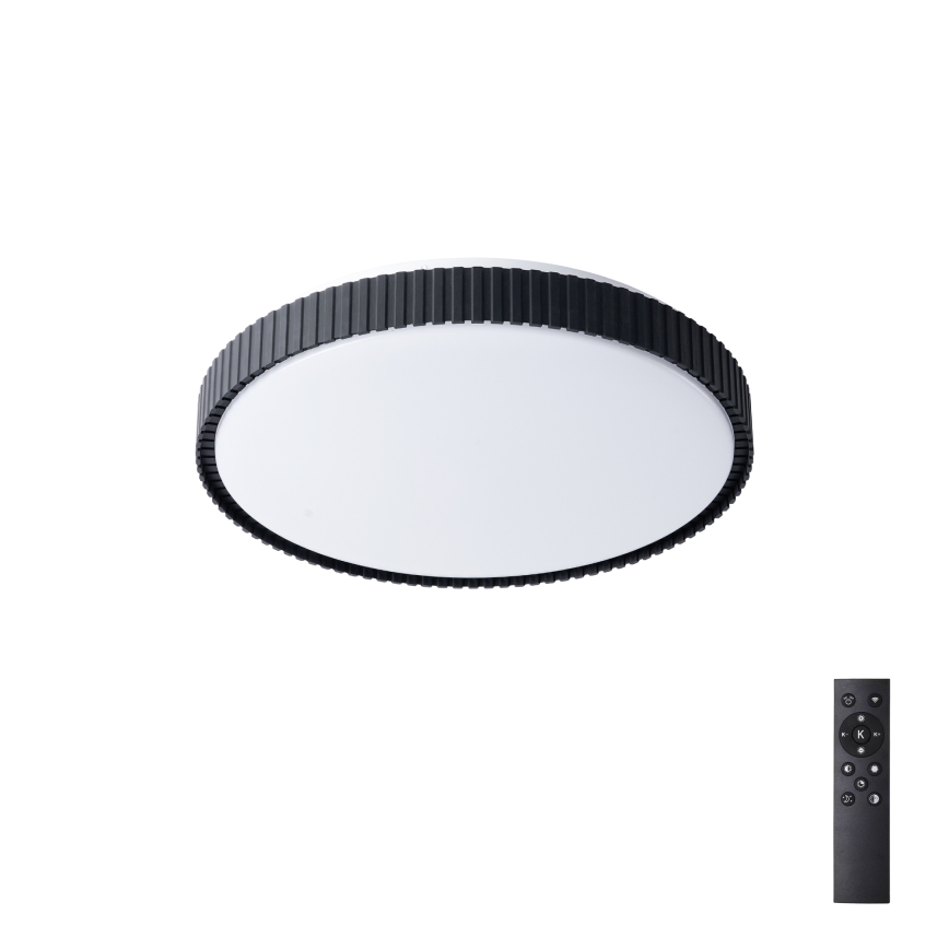 Brilagi - Plafoniera LED dimmerabile CORVO LED/72W/230V 3000-6000K nera, diam. 50 cm + telecomando