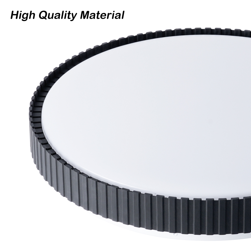 Brilagi - Plafoniera LED dimmerabile CORVO LED/72W/230V 3000-6000K nera, diam. 50 cm + telecomando