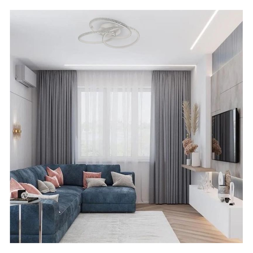 Brilagi - Plafoniera LED dimmerabile COSMOWAVE LED/70W/230V 3000-6500K + telecomando