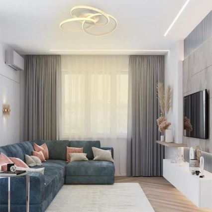 Brilagi - Plafoniera LED dimmerabile COSMOWAVE LED/70W/230V 3000-6500K + telecomando