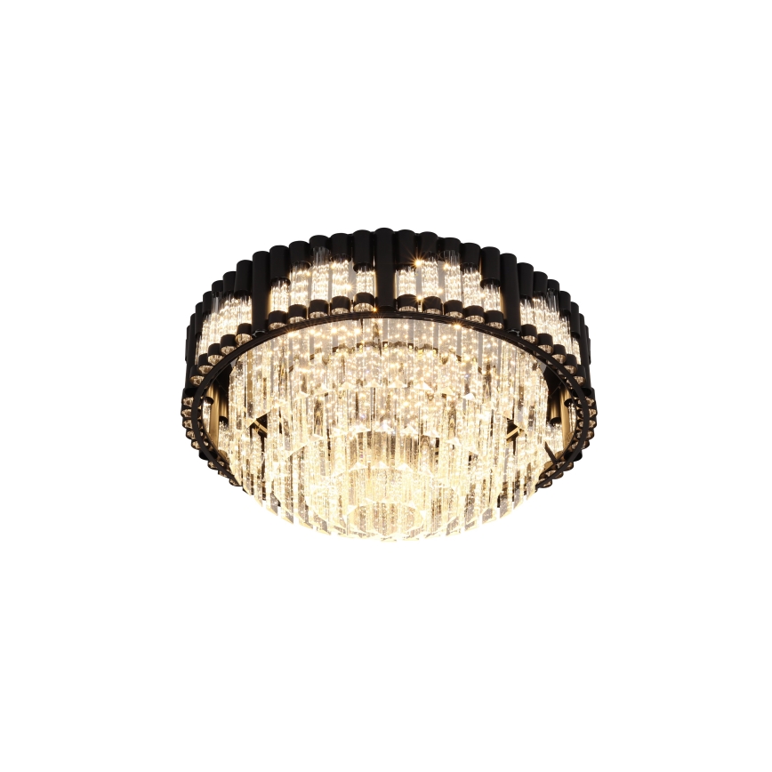 Brilagi - Plafoniera dimmerabile CROWN LED/41W/230V 3000-6000K Ø 48 cm nero + telecomando