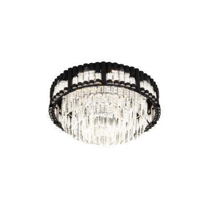 Brilagi - Plafoniera dimmerabile CROWN LED/41W/230V 3000-6000K Ø 48 cm nero + telecomando