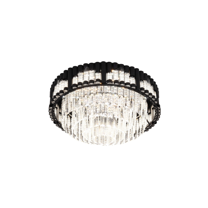 Brilagi - Plafoniera dimmerabile CROWN LED/41W/230V 3000-6000K Ø 48 cm nero + telecomando