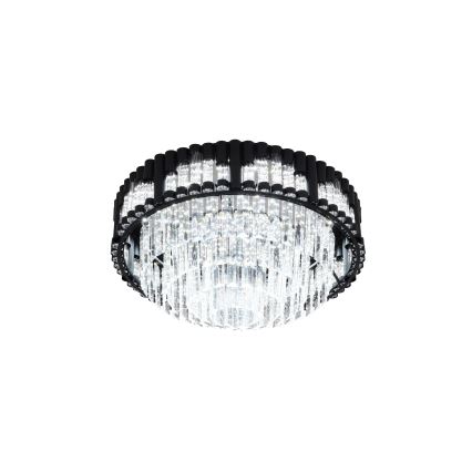 Brilagi - Plafoniera dimmerabile CROWN LED/41W/230V 3000-6000K Ø 48 cm nero + telecomando