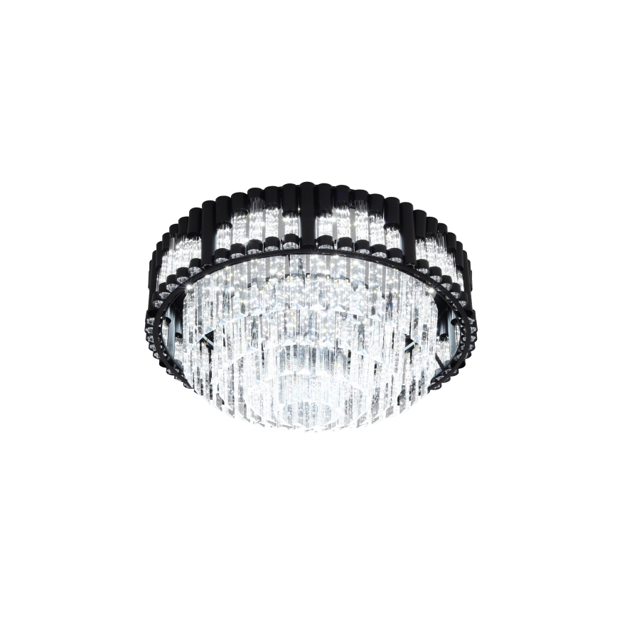 Brilagi - Plafoniera dimmerabile CROWN LED/41W/230V 3000-6000K Ø 48 cm nero + telecomando