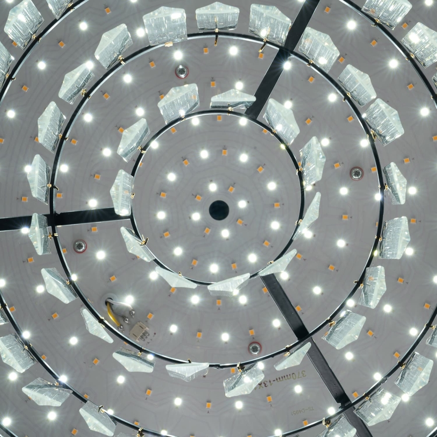 BRILAGI - Plafoniera dimmerabile CROWN LED/41W/230V 3000-6000K Ø 48 cm nero + telecomando