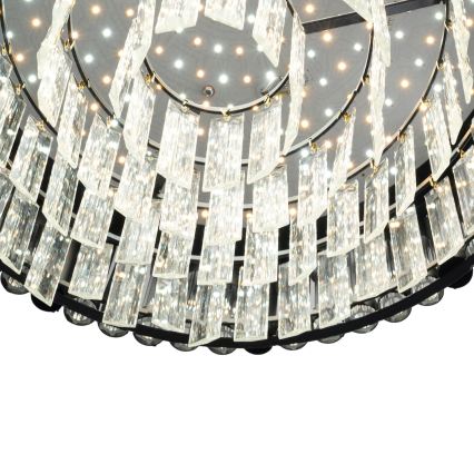 BRILAGI - Plafoniera dimmerabile CROWN LED/41W/230V 3000-6000K Ø 48 cm nero + telecomando