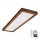 Brilagi - Plafoniera LED dimmerabile da bagno WOODY FRAME LED/50W/230V quercia ciliegio 120x30 cm 3000-6000K IP44 + telecomando