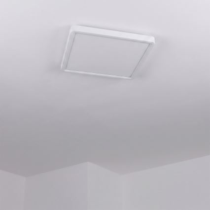 Brilagi - Plafoniera LED dimmerabile ESTELA SQUARE LED/36W/230V 3000-6500K 31x31 cm bianca + telecomando