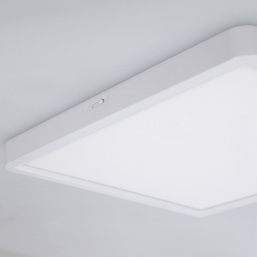 Brilagi - Plafoniera LED dimmerabile ESTELA SQUARE LED/36W/230V 3000-6500K 31x31 cm bianca + telecomando