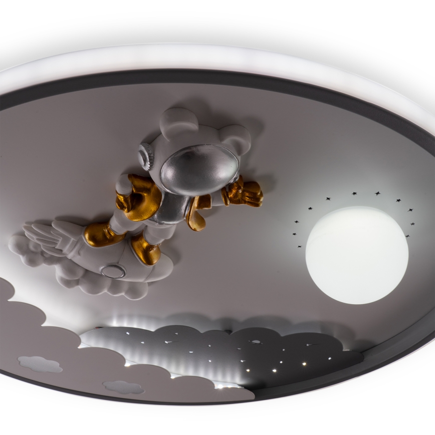 Brilagi - Plafoniera dimmerabile a LED per bambini ASTRO LED/68W/230V 3000-6000K Ø 49 cm + telecomando