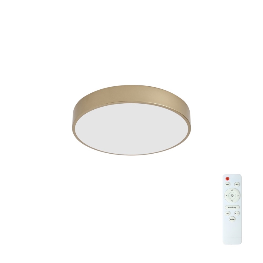 BRILAGI - Plafoniera dimmerabile a LED POOL LED/48W/230V 3000-6000K Ø 40 cm oro + telecomando