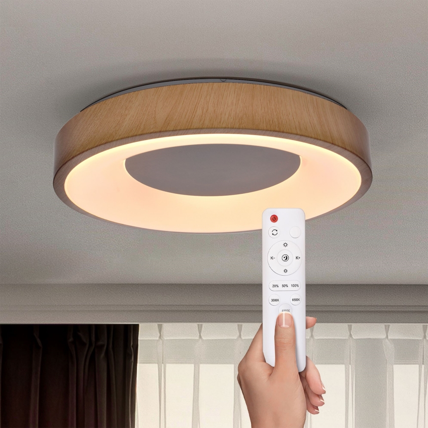 Brilagi - Plafoniera LED dimmerabile DORIA LED/48W/230V 3000-6500K diametro 39 cm + telecomando