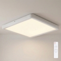 Brilagi - Plafoniera LED dimmerabile ESTELA SQUARE LED/36W/230V 3000-6500K 31x31 cm bianca + telecomando