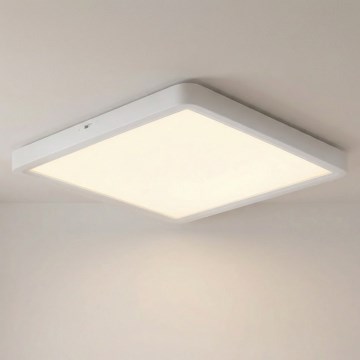 Brilagi - Plafoniera LED dimmerabile ESTELA SQUARE LED/36W/230V 3000-6500K 31x31 cm bianca + telecomando