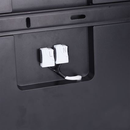 Brilagi - Plafoniera LED dimmerabile ESTELA SQUARE LED/36W/230V 3000-6500K 31x31 cm nera + telecomando