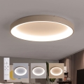 BRILAGI - Plafoniera LED dimmerabile FALCON II LED/108W/230V 3000-6500K Ø 80 cm bianco/beige + telecomando