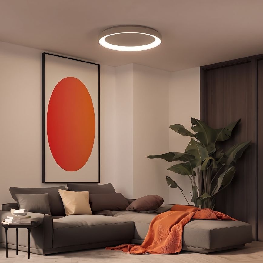 BRILAGI - Plafoniera dimmerabile a LED FALCON II LED/108W/230V 3000-6500K Ø 80 cm beige + telecomando