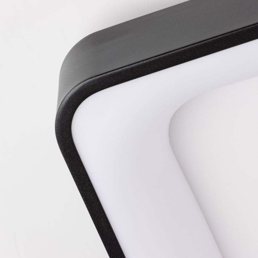 Brilagi - Plafoniera dimmerabile a LED FALCON II LED/125W/230V 3000-6500K 60x60 cm nera + telecomando