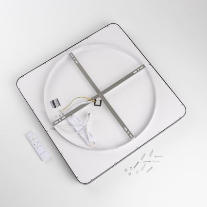 Brilagi - Plafoniera dimmerabile a LED FALCON II LED/125W/230V 3000-6500K 60x60 cm nera + telecomando