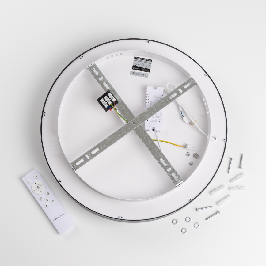 Brilagi - Plafoniera LED dimmerabile FALCON II LED/67W/230V 3000-6500K Ø 40 cm nera + telecomando