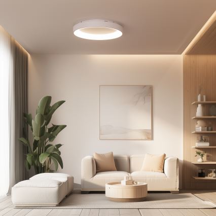 Brilagi - Plafoniera LED dimmerabile FALCON II LED/99W/230V 3000-6500K Ø 60 cm bianco + telecomando