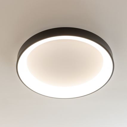 Brilagi - Plafoniera LED dimmerabile FALCON II LED/99W/230V 3000-6500K Ø 60 cm nero + telecomando