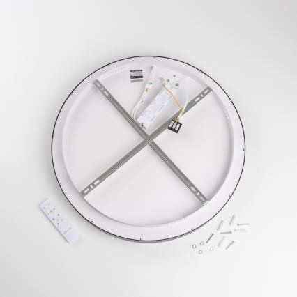 Brilagi - Plafoniera LED dimmerabile FALCON II LED/99W/230V 3000-6500K Ø 60 cm nero + telecomando