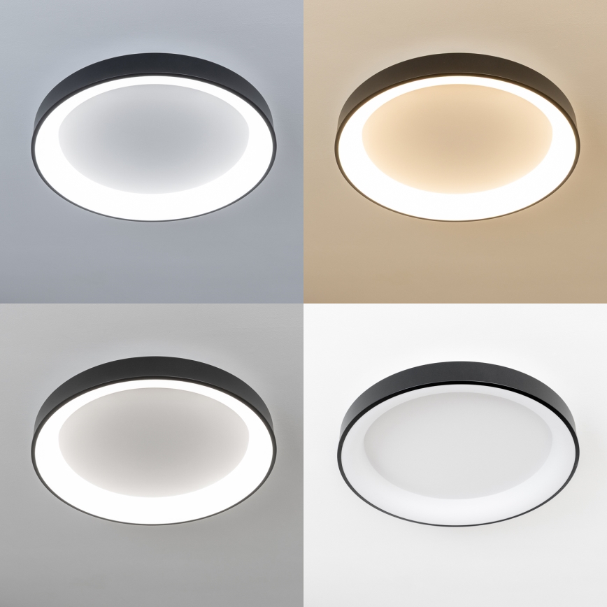 Brilagi - Plafoniera LED dimmerabile FALCON II LED/99W/230V 3000-6500K Ø 60 cm nero + telecomando