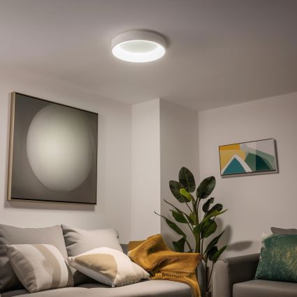 Brilagi - Plafoniera dimmerabile a LED FALCON LED/40W/230V 3000-6500K Ø 45 cm bianca + telecomando