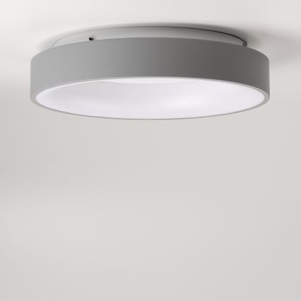 Brilagi - Plafoniera LED dimmerabile FALCON LED/80W/230V 3000-6500K Ø 60 cm grigio + telecomando
