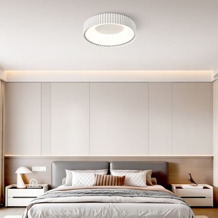 Brilagi - LED dimmerabile. plafoniera FALCON MODERN LED/30W/230V 3000-6000K 40 cm bianco + telecomando