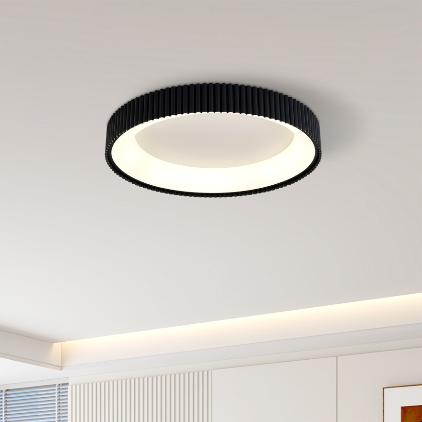 Brilagi - Plafoniera LED dimmerabile FALCON MODERN LED/30W/230V 3000-6500K Ø 40 cm nero + telecomando