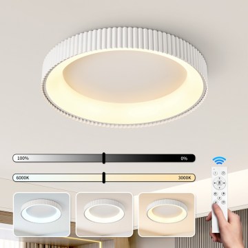 Brilagi - Plafoniera LED dimmerabile FALCON MODERN LED/54W/230V 3000-6000K 60 cm bianco + telecomando
