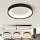 Brilagi - Plafoniera LED dimmerabile FALCON MODERN LED/54W/230V 3000-6500K Ø 60 cm nero + telecomando