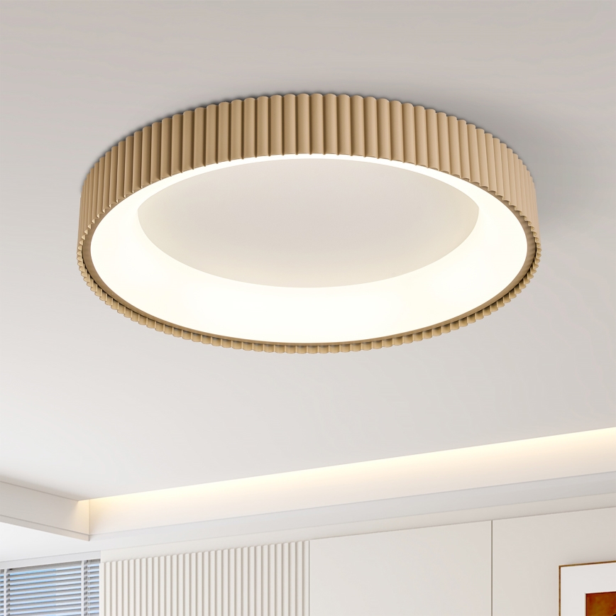 Brilagi - Plafoniera dimmerabile a LED FALCON MODERN LED/54W/230V 3000-6500K 60 cm beige + telecomando