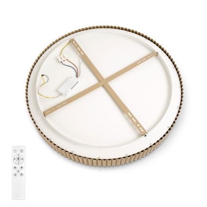 Brilagi - Plafoniera dimmerabile a LED FALCON MODERN LED/54W/230V 3000-6500K 60 cm beige + telecomando