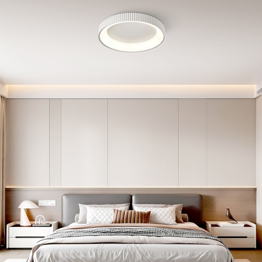 Brilagi - Plafoniera LED dimmerabile FALCON MODERN LED/54W/230V 3000-6000K 60 cm bianco + telecomando