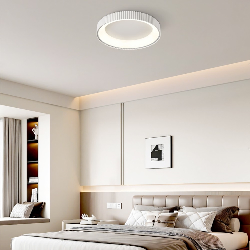 Brilagi - Plafoniera LED dimmerabile FALCON MODERN LED/54W/230V 3000-6000K 60 cm bianco + telecomando