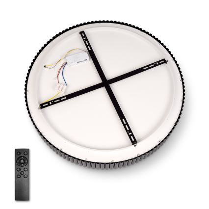 Brilagi - Plafoniera LED dimmerabile FALCON MODERN LED/54W/230V 3000-6500K Ø 60 cm nero + telecomando