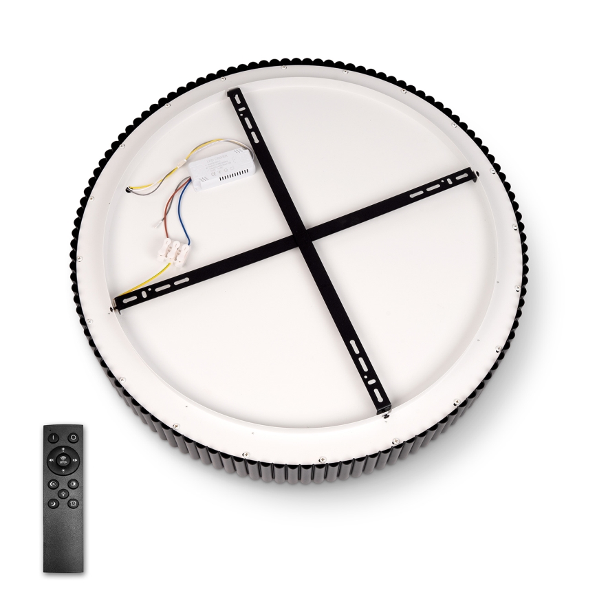 Brilagi - Plafoniera LED dimmerabile FALCON MODERN LED/54W/230V 3000-6500K Ø 60 cm nero + telecomando