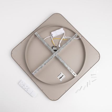 BRILAGI - LED Plafoniera dimmerabile FALCON SLIM LED/50W/230V 3000-6500K 50x50 cm beige + telecomando
