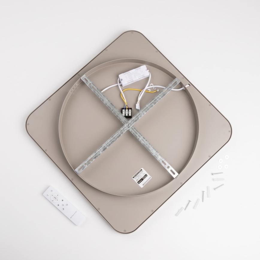 BRILAGI - LED Plafoniera dimmerabile FALCON SLIM LED/50W/230V 3000-6500K 50x50 cm beige + telecomando