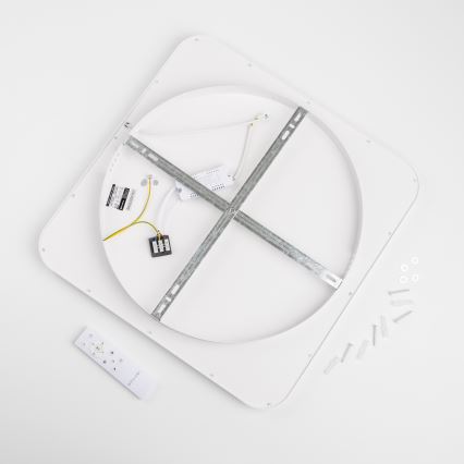 Brilagi - Plafoniera LED dimmerabile FALCON SLIM LED/50W/230V 3000-6500K 50x50 cm bianco + telecomando