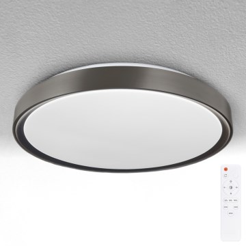 Brilagi - Plafoniera LED dimmerabile FANCIA LED/48W/230V 3000-6500K diam. 39 cm antracite + telecomando