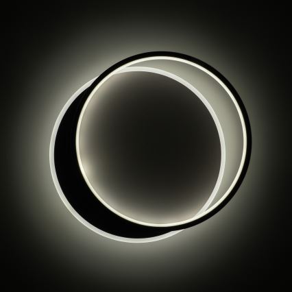 Brilagi - Plafoniera dimmerabile a LED FLARE LED/48W/230V 3000-6000K 39,5x45 cm bianco/nero + telecomando
