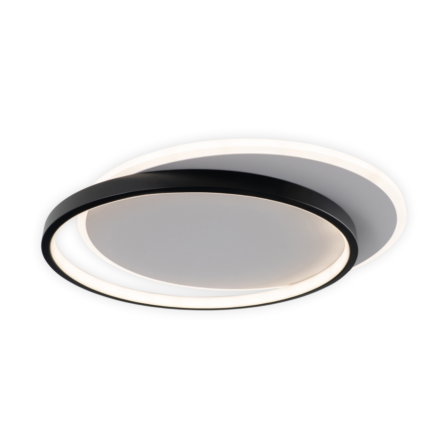 Brilagi - Plafoniera dimmerabile a LED FLARE LED/48W/230V 3000-6000K 39,5x45 cm bianco/nero + telecomando
