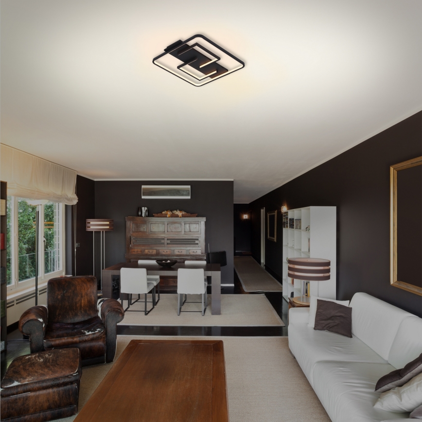 Brilagi - Plafoniera LED dimmerabile FLARE LED/34W/230V 48x48 cm 3000-6000K + telecomando