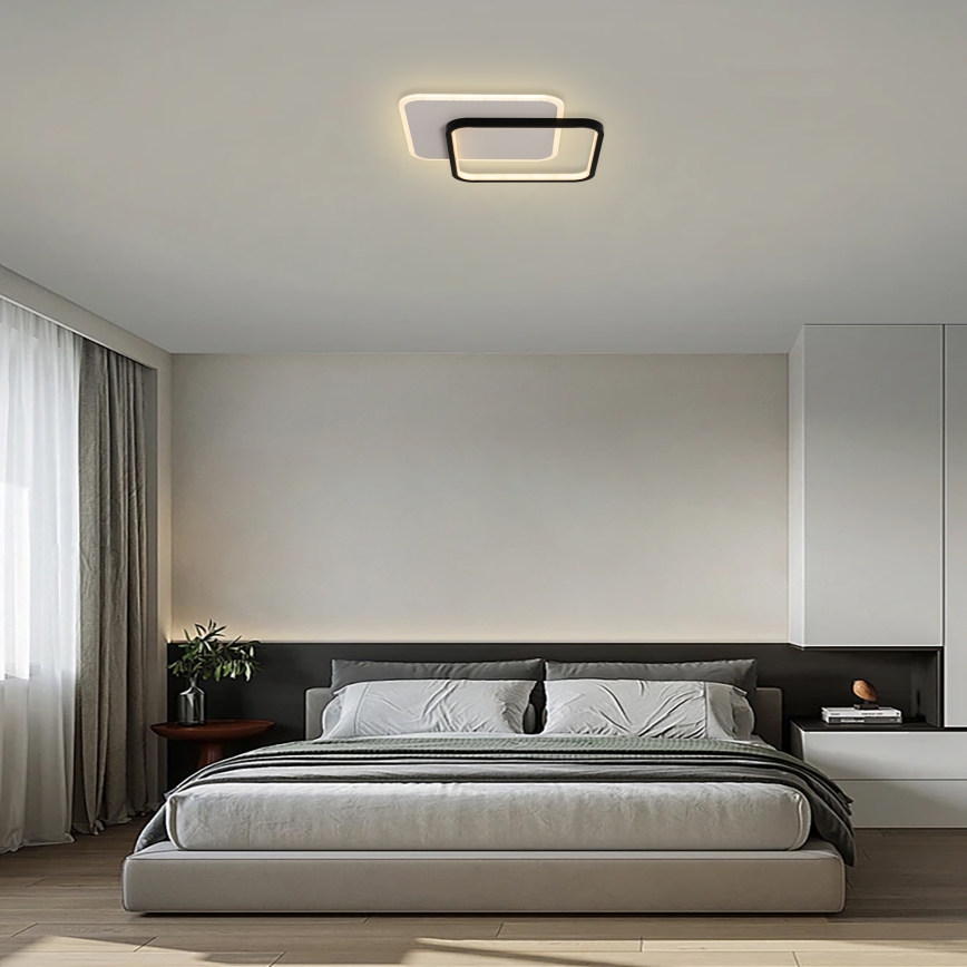 Brilagi - Plafoniera da soffitto LED dimmerabile FLARE LED/43W/230V 39,5x45 cm 3000/4000/6000K + telecomando