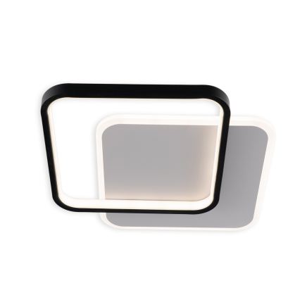 Brilagi - Plafoniera LED dimmerabile FLARE LED/43W/230V 3000-6000K 39,5x45 cm bianco/nero + telecomando